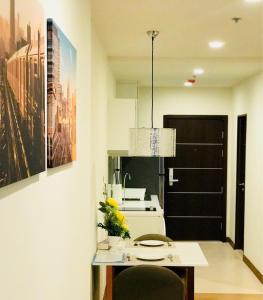 Kuchyň nebo kuchyňský kout v ubytování Astra Suites Central
