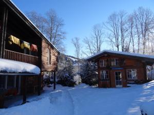 Free Spirit Lodge v zimě