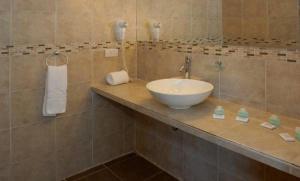 Koupelna v ubytování Monte Cervino Hotel