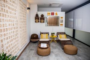 Χώρος καθιστικού στο Alko Hotel Integrado