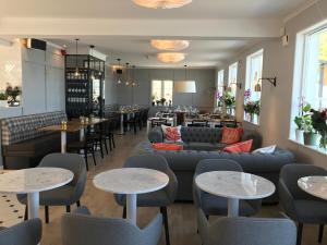 Posezení v ubytování Strandhotellet
