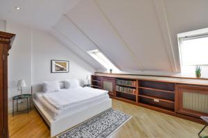 Posteľ alebo postele v izbe v ubytovaní Panoramic Loft