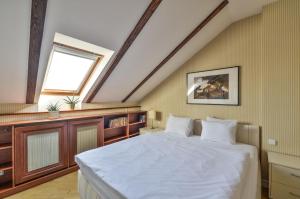 Posteľ alebo postele v izbe v ubytovaní Panoramic Loft
