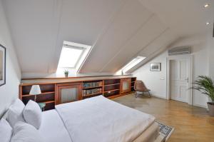 Posteľ alebo postele v izbe v ubytovaní Panoramic Loft