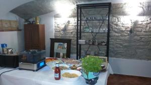 Kuchyň nebo kuchyňský kout v ubytování Apartmány V Podzámčí II.