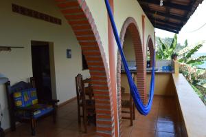 Balkón nebo terasa v ubytování Casa Frente al mar