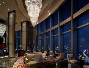 Posezení v ubytování Shangri-La Yiwu - Close to Yiwu International Trade Market