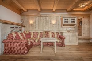 Posezení v ubytování B&B Ciastel