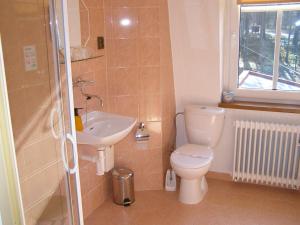 Kúpeľňa v ubytovaní Hotel Garni Belveder