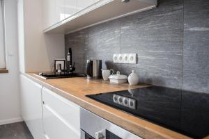 Kuchyňa alebo kuchynka v ubytovaní Apartamenty Na Szczycie z balkonem - Dream Apart