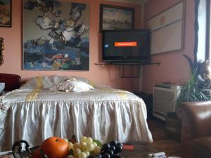 TV a/nebo společenská místnost v ubytování Apartmani Vila Marija