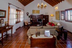 Posezení v ubytování casa los veroles lanzarote