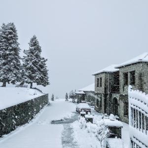 Papigiotis Hotel v zimě