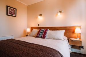 Posteľ alebo postele v izbe v ubytovaní Hotel Chalet Valluga