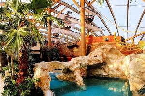 a pirate ship ride at a theme park at AquaRelax Liptov Tatralandia in Liptovský Mikuláš
