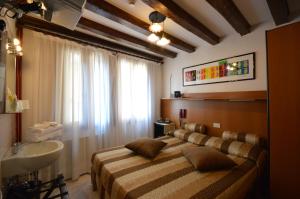 Uma área de estar em Albergo Marin