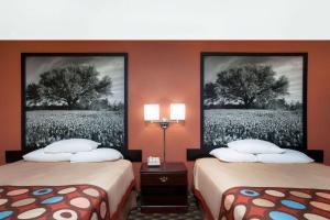 Voodi või voodid majutusasutuse Super 8 by Wyndham Bastrop TX toas
