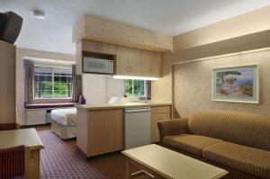 Posezení v ubytování Microtel Inn & Suites by Wyndham Syracuse Baldwinsville