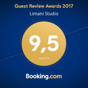 Certifikát, ocenenie alebo iný dokument vystavený v ubytovaní Limani Studio