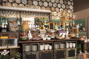 a store with a lot of food on display at The RomeHello in Rome