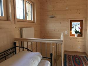 Posteľ alebo postele v izbe v ubytovaní Landhaus Grüt