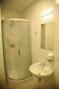 Kylpyhuone majoituspaikassa Przystan Bydgoszcz
