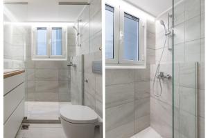A bathroom at Chic Flat in the Heart of Athens by UPSTREET