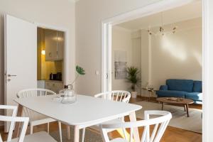 A seating area at Chic Flat in the Heart of Athens by UPSTREET