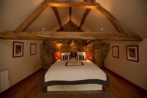Katil atau katil-katil dalam bilik di Gite La Suite Ducale Chateau La Roche Racan