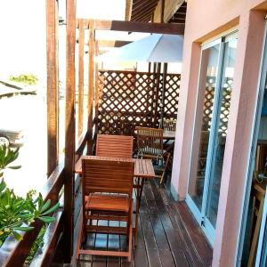 Un balcón o terraza en Hotel Barracuda