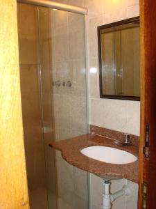 Ванна кімната в Hotel Pousada Hospedaria Antiga