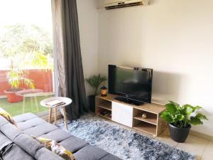 TV a/nebo společenská místnost v ubytování Studio Kaoha Nui - Private apartment