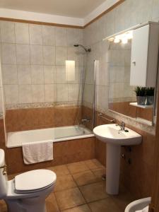 Ένα μπάνιο στο Apartamentos Ajabo Adeje