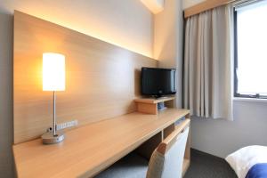 TV a/nebo společenská místnost v ubytování Shonandai Daiichi Hotel Fujisawa Yokohama