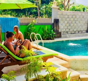 Bazén v ubytování Lembongan Hostel nebo v jeho okolí