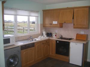 une cuisine avec un évier et un lave-vaisselle dans l'établissement Seacrest Holiday Homes by Trident Holiday Homes, à Bundoran