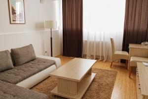 Khu vực ghế ngồi tại Garni Hotel Hamburg