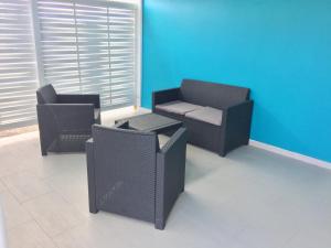 Posezení v ubytování Le Domaine Turquoise