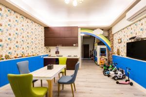 TV a/nebo společenská místnost v ubytování Dan Dan Bed and breakfast