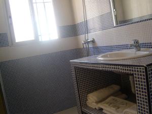 Koupelna v ubytování Hostal El Canario