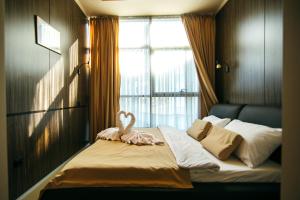 Postel nebo postele na pokoji v ubytování Hotel Fortuna + 37 fotografií