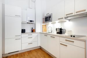 Kuchnia lub aneks kuchenny w obiekcie Apartment Theresiengasse