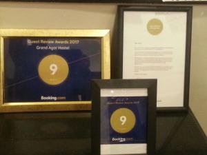 Certifikát, hodnocení, plakát nebo jiný dokument vystavený v ubytování Grand Agor Hotel Cairo