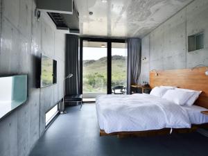Postel nebo postele na pokoji v ubytování FaHaus