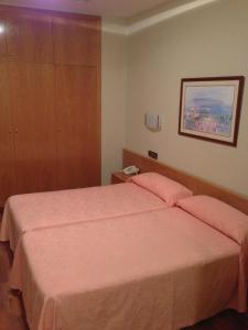 Postel nebo postele na pokoji v ubytování Hotel Pelayo