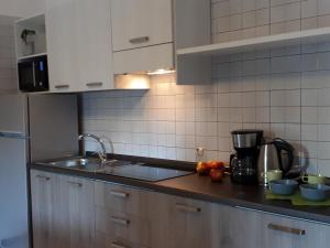 Kuchyň nebo kuchyňský kout v ubytování 3MÙZEN apartments