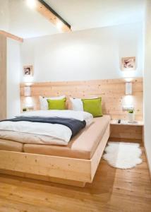 Letto o letti in una camera di Wiesennest