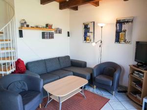 Χώρος καθιστικού στο Ferienhaus Soeren