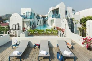 Bazén v ubytování Resort de Paskani nebo v jeho okolí
