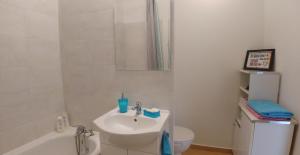 Kylpyhuone majoituspaikassa Apartament u Teofila